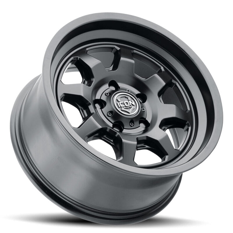 ICON Nuevo 17x8.5 / 5x150 / 25mm Offset / 5.75in BS Satin Black Wheel