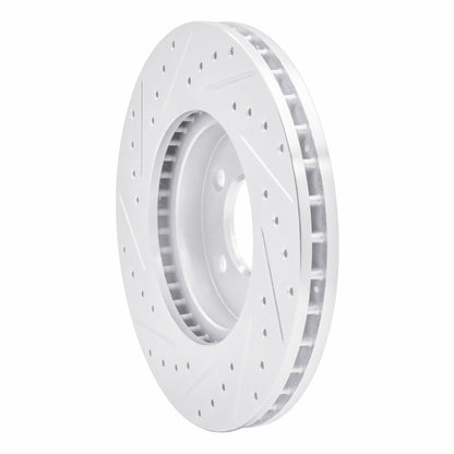 R1 Concepts R1 01-07 Buick Rendezvous Front Right Drilled & Slotted Silver Brake Rotor