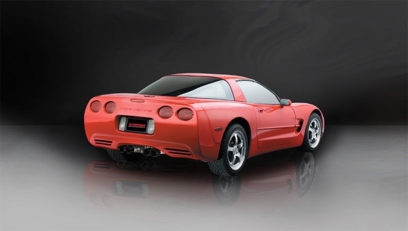 CORSA Performance Corsa 1997-2004 Chevrolet Corvette C5 Z06 5.7L V8 Black Xtreme Cat-Back + XO Exhaust