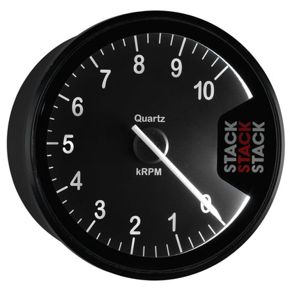 Autometer Stack Clubman Tachometer 80mm 0-10K RPM - Black
