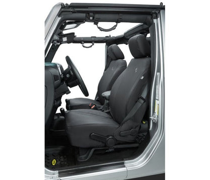 Bestop 13-18 Jeep Wrangler JK Front Seat Covers (Black Diamond)