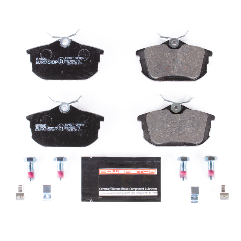 PowerStop Power Stop 00-04 Volvo V40 Euro-Stop ECE-R90 Rear Brake Pads