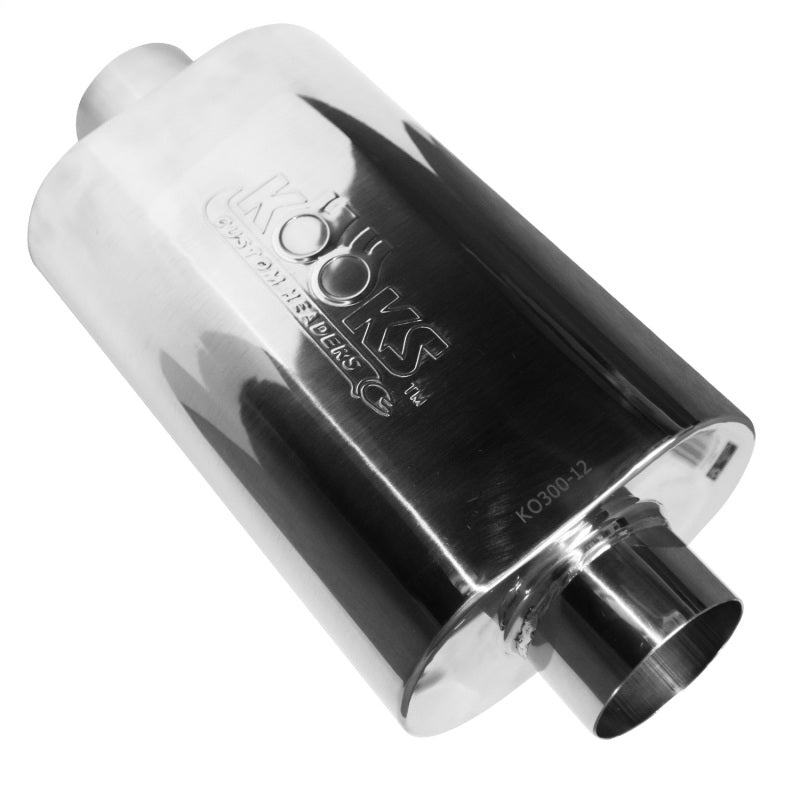 Kooks Headers Kooks Universal 3in Center/Center Oval Muffler (4x8x12)