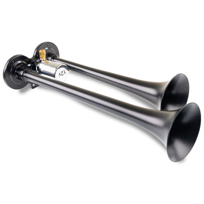 Kleinn Air Horns Kleinn Black Dual Horn/ 15In/12.25In - XCR2.0 Coated Zinc Alloy