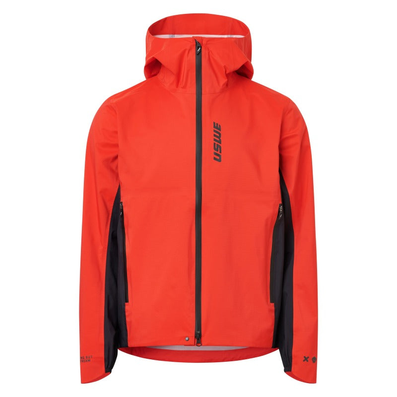 USWE Waterproof  MTB Jacket Flame Red - 2XL
