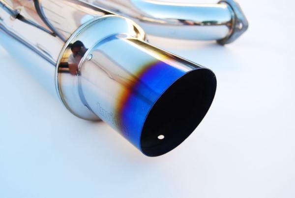 Invidia 08-09 WRX Sedan 76mm (101mm tip) REGULAR Titanium Tip Cat-back Exhaust