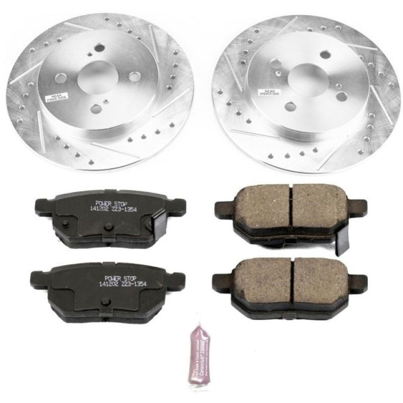 PowerStop Power Stop 12-18 Toyota Yaris Rear Z23 Evolution Sport Brake Kit