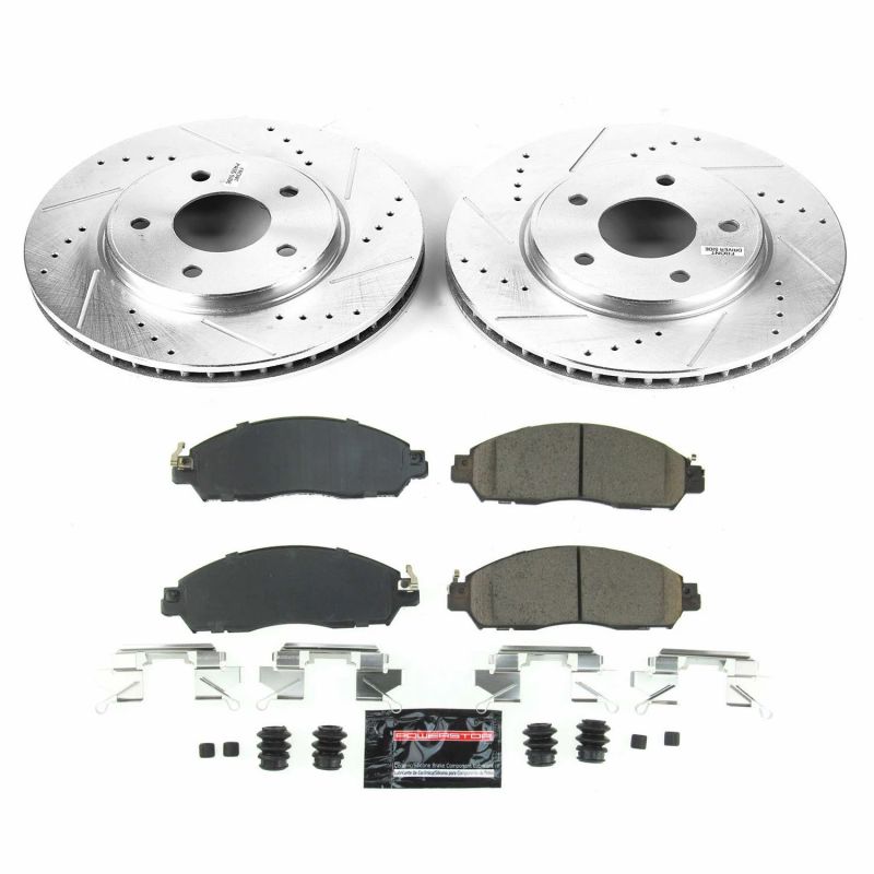 PowerStop Power Stop 18-19 Nissan Leaf Front Z23 Evolution Sport Brake Kit