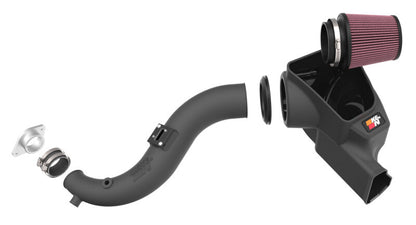 K&N Engineering K&N 2024 Ford Mustang Ecoboost L4-2.3L F/L Turbo AirCharger - Cold Air Intake System