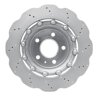 DFC 13-14 Audi RS5 Rear Drilled Hi-Carbon Alloy Geomet Coated Rotor