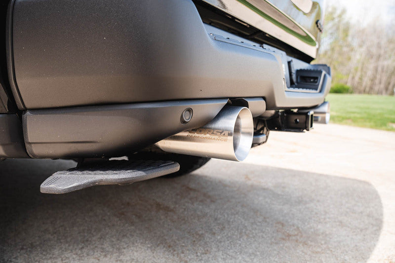 CORSA Performance Corsa 25-26 RAM 1500 RHO Crew Cab 3.0L Turbo Cat-Back Dual Rear Exit w/ 5in Single Satin Pro Series