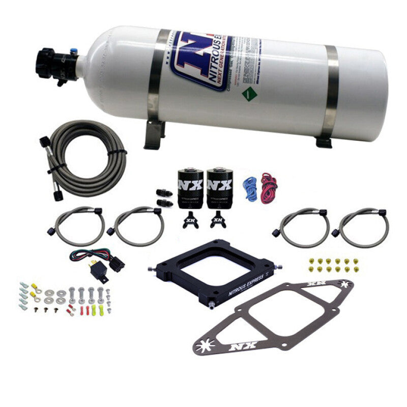 Nitrous Express 4500 Assassin Plate System Pro Power Alcohol 100-500HP (15lb Bottle)