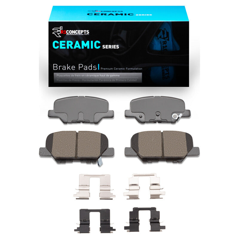 R1 Concepts R1 2014-2018 Mazda 3 Rear R1 Ceramic Pads & Hardware Kit