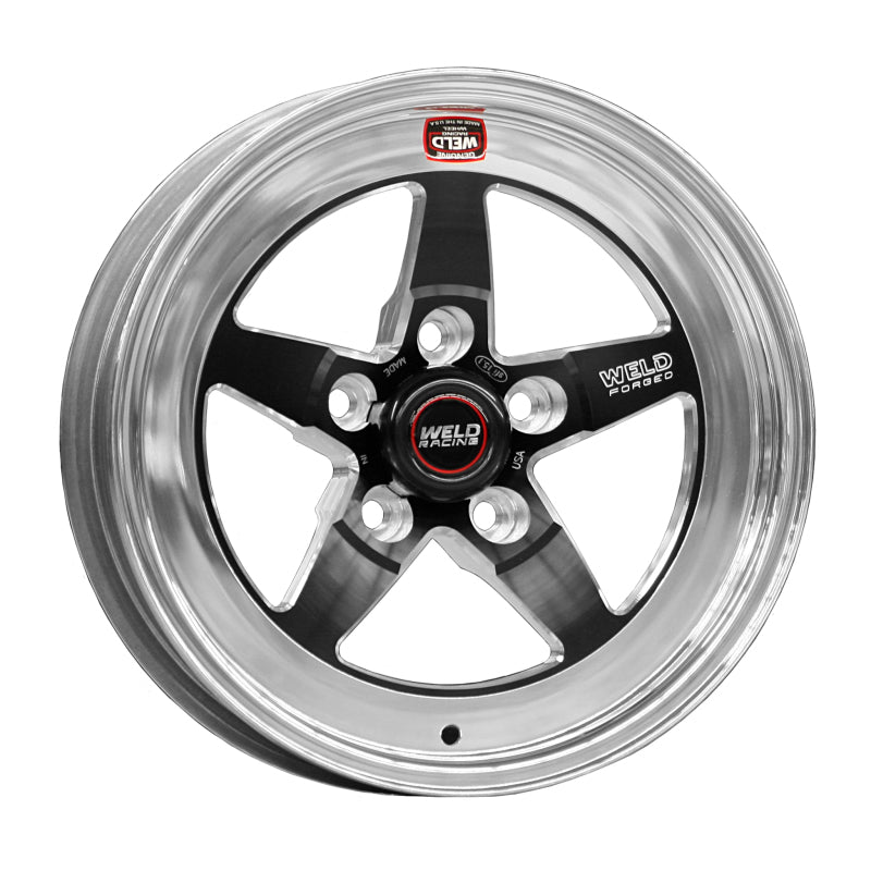 Weld S71 15x11.33 / 5x4.5 BP / 6.5in. BS Black Wheel (Low Pad) - Non-Beadlock