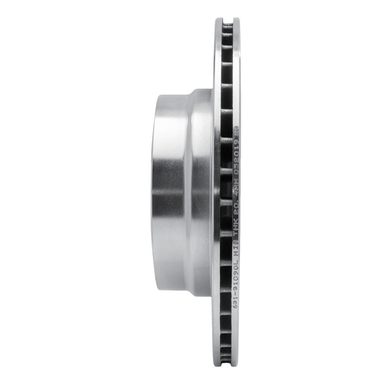 R1 Concepts R1 08-13 BMW 135I Rear Left Drilled & Slotted Silver Brake Rotor