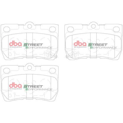 DBA 2006 Lexus GS300 Rear SP Performance Brake Pads