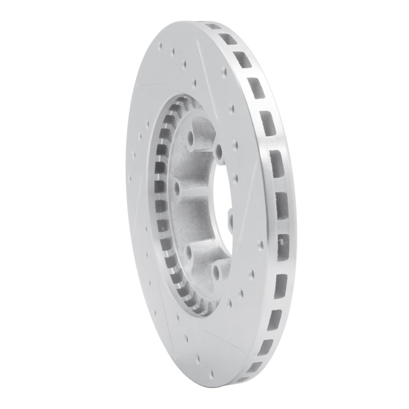 R1 Concepts R1 86-95 Dodge Raider Front Left Drilled & Slotted Silver Brake Rotor