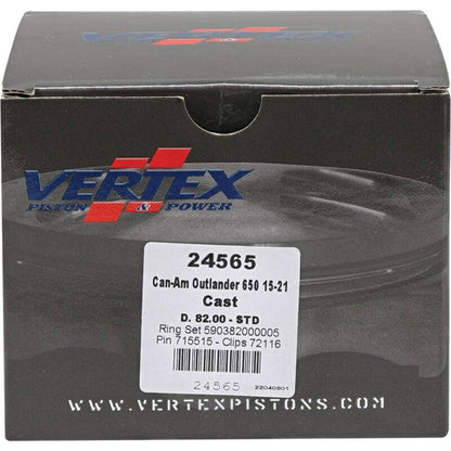 Vertex Pistons Vertex Piston 04-05 Can-Am Outlander 330 2x4 330cc Cast Replica Piston Kit