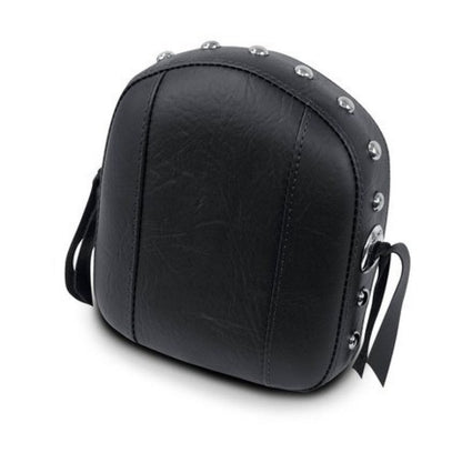 Mustang Motorcycle Mustang Harley Sissy Bar Pad Low Medallion Style - Black