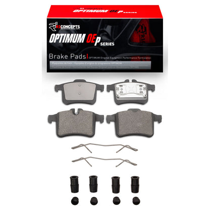 R1 Concepts R1 13-15 Jaguar XKR Rear Optimum OE Pads & Hardware Kit