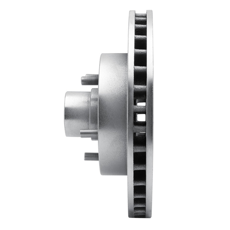 R1 Concepts R1 93-95 Chevrolet G10 Front Left Drilled & Slotted Silver Brake Rotor