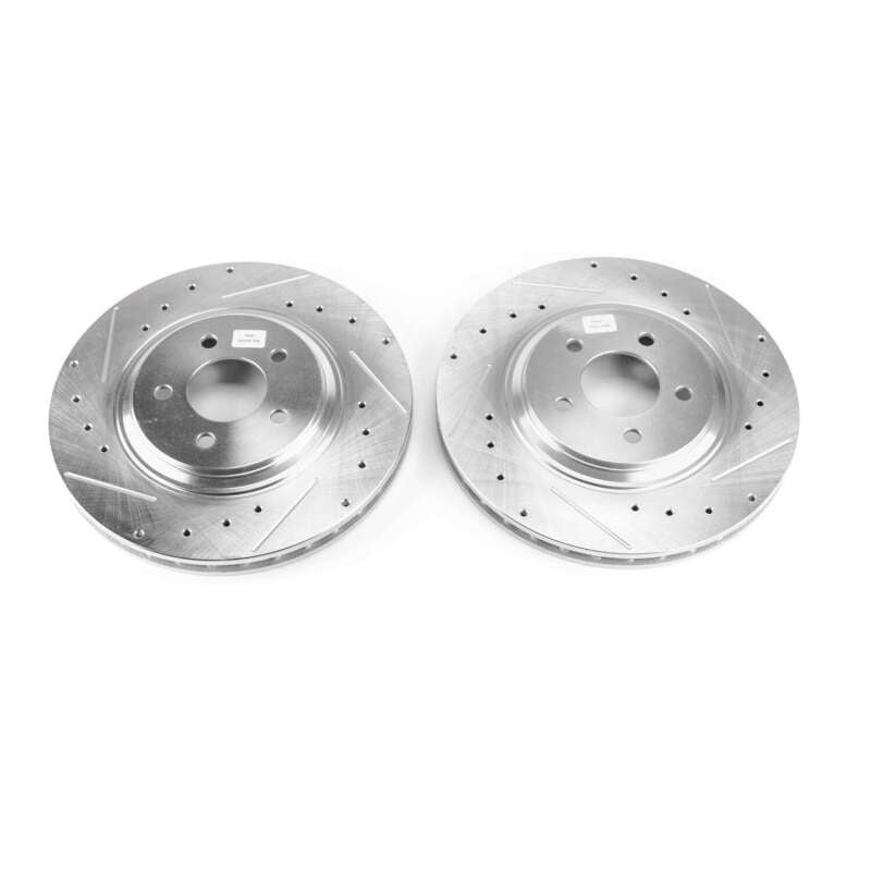 PowerStop Power Stop 94-01 Ford Mustang Front Evolution Drilled & Slotted Rotors - Pair