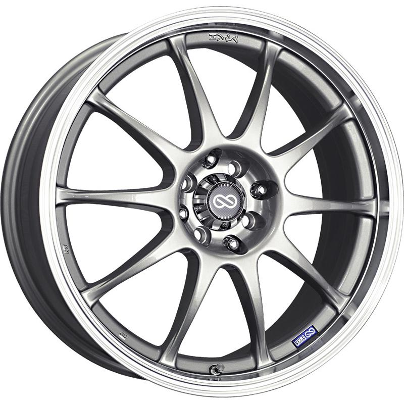 Enkei J10 16x7 5x100/114.3 38mm Offset 72.62mm Bore Dia Silver Paint Wheel