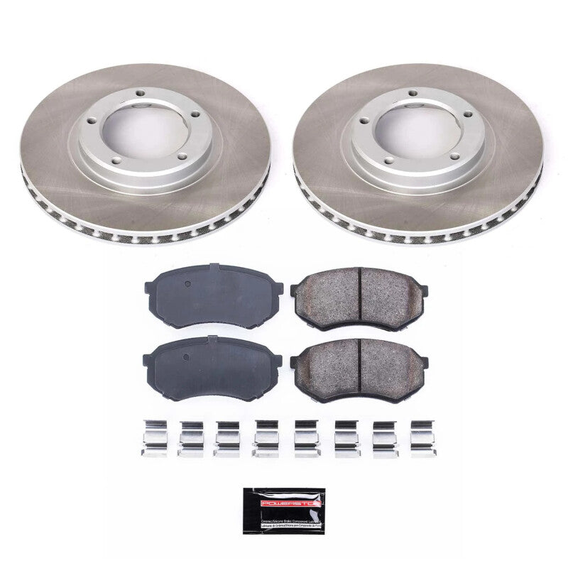 PowerStop Power Stop 95-04 Toyota Tacoma Front Semi-Coated Rotor Kit
