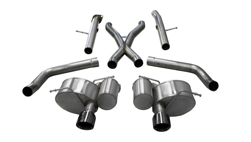 CORSA Performance Corsa 2012-21 Jeep Grand Cherokee SRT 2.75in Dual Rear Xtreme Cat-Back Exhaust - Black PVD TipFinish
