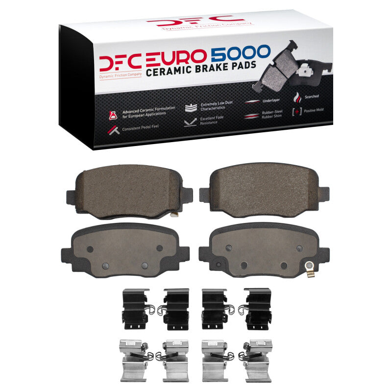 DFC 15-25 Alfa Romeo TONALE Rear Euro 5000 Ceramic Brake Pads and Hardware Kit