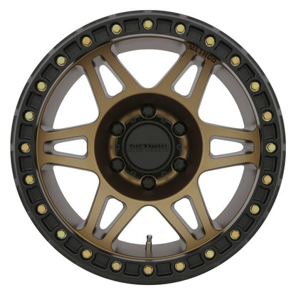 Method Wheels Method MR106 Beadlock 17x9 -44mm Offset 5x5 71.5mm CB Method Bronze w/BH-H24125 Wheel