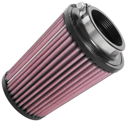 K&N Engineering K&N Universal Rubber Filter 2-1/2in Flg / 4-1/2in OD B / 3-1/2in OD T / 6in H - Black Top