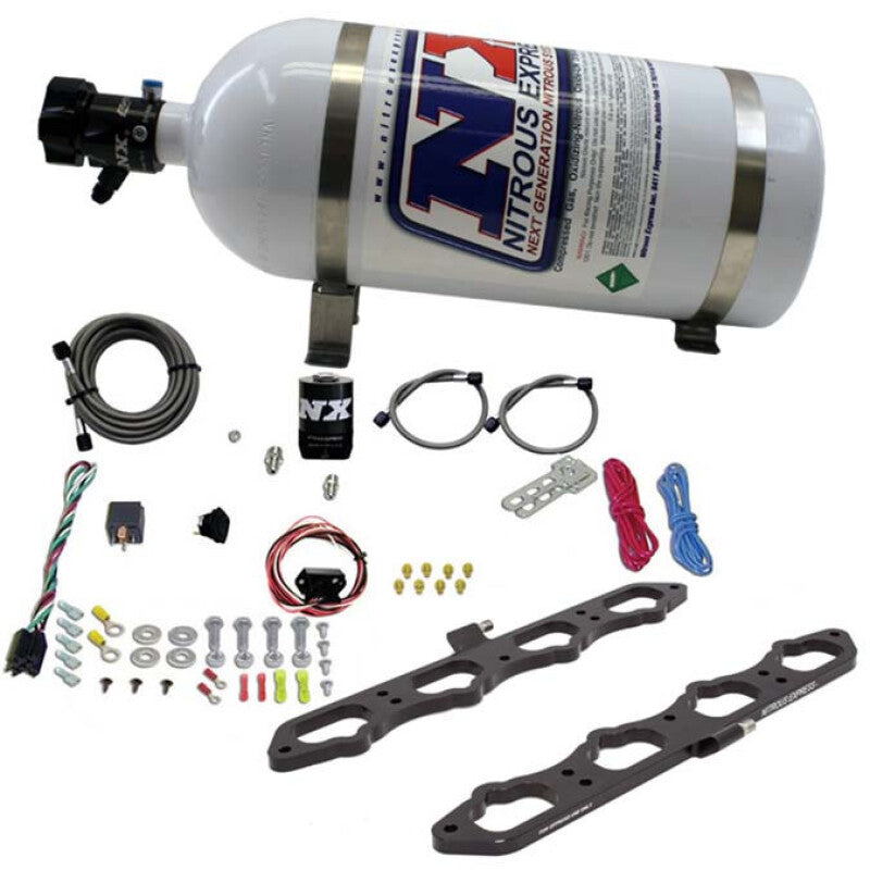 Nitrous Express 2018+ Ford 5.0L Coyote Dry Direct Port Plate System w/10lb Bottle
