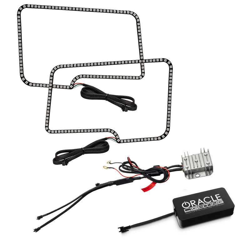 ORACLE Lighting Oracle 09-14 Ford F150/Raptor Dynamic Headlight Halo Kit - ColorSHIFT - Dynamic
