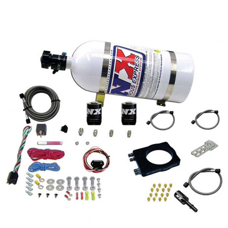 Nitrous Express 90mm Hemi Plate System (50-400hp) w/10lb Bottle