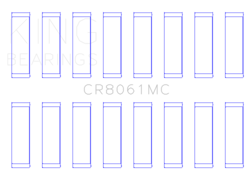 King Engine Bearings Toyota 3Ur-Fe (Size +0.75mm) Connecting Rod Bearing Set