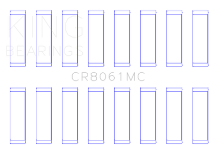 King Engine Bearings Toyota 3Ur-Fe (Size +0.75mm) Connecting Rod Bearing Set