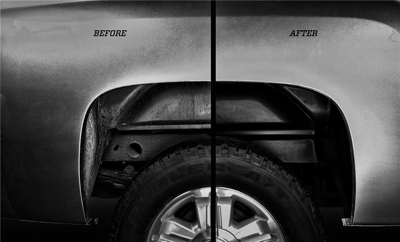 Husky Liners 07-13 Chevy/GMC Silverado/Sierra Black Rear Wheel Well Guards
