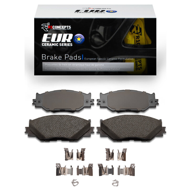 R1 Concepts R1 06-15 Lexus IS250 Front Euro Ceramic Pads & Hardware Kit