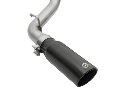 aFe MACHForce XP Cat Back SS Exhausts Black Tips 05-12 Toyota Tacoma L4-2.7L