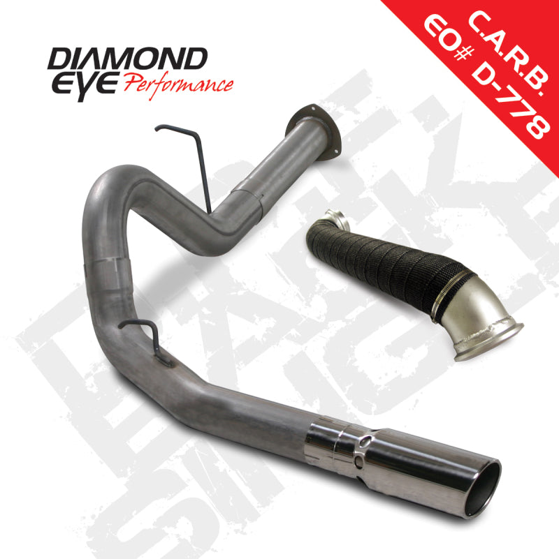 Diamond Eye Performance Diamond Eye KIT 4in DPF-BACK Single w/ TDP SS 07.5-10 Chevy/GMC 6.6L Duramax 2500/3500