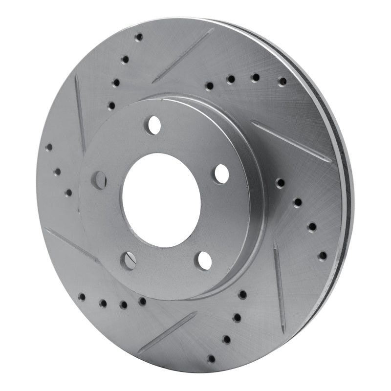 R1 Concepts R1 01-07 Ford Escape Front Left Drilled & Slotted Silver Brake Rotor