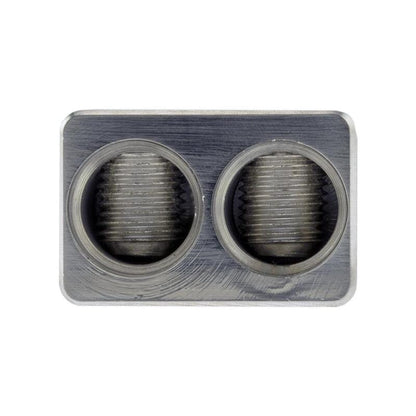DS18 Dual 1/0-GA to 1/0-GA Amp Input Reducers Offset Stub