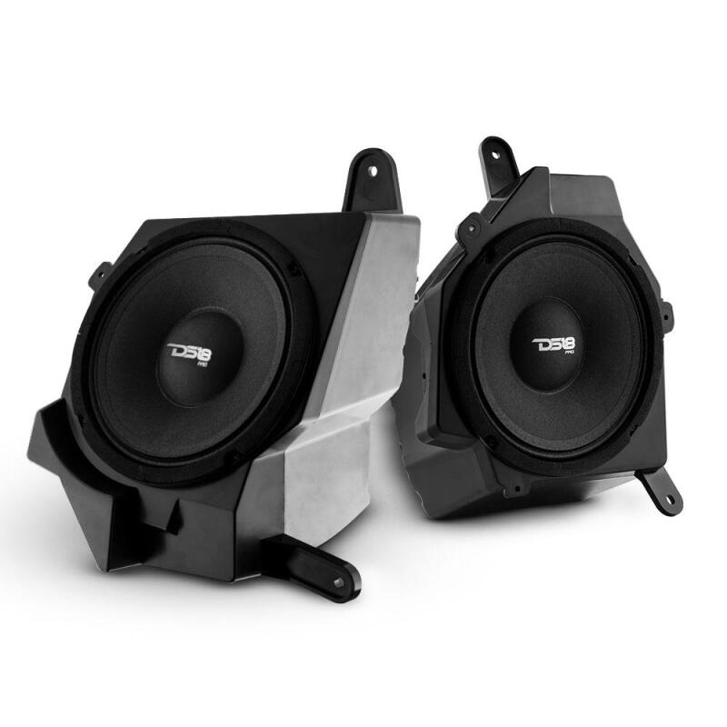 DS18 Jeep JL/JLU/JT Dash Enclosure w/ 2x 6.5in Speakers Left + Right 2x 6JP300N-4 150 Watts RMS
