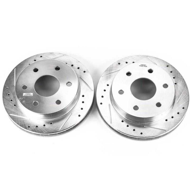 PowerStop Power Stop 99-00 Cadillac Escalade Front Evolution Drilled & Slotted Rotors - Pair