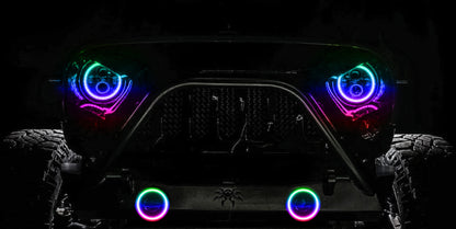 ORACLE Lighting Oracle Jeep Wrangler JK/JL/JT High Performance W LED Fog Lights - ColorSHIFT - Dynamic