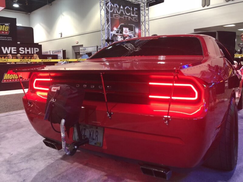 ORACLE Lighting Oracle Dodge Challenger 08-14 LED Waterproof Afterburner Kit - Red