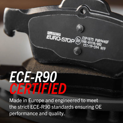 PowerStop Power Stop 09-11 Volkswagen Tiguan Euro-Stop ECE-R90 Rear Brake Pads