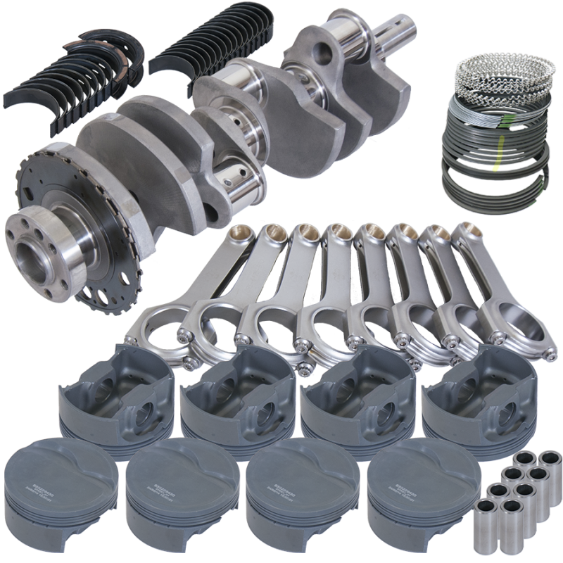 Eagle Chevy LS3 4.000in Crank 24 Tth Reluctor 6.125in H-Beam -14cc 4.065in Pistons Rotating Assembly