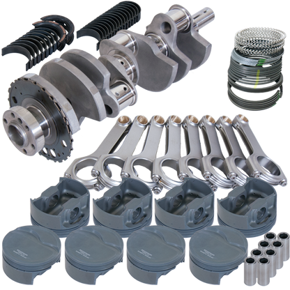Eagle Chevy LS3 4.000in Crank 24 Tth Reluctor 6.125in H-Beam -14cc 4.065in Pistons Rotating Assembly